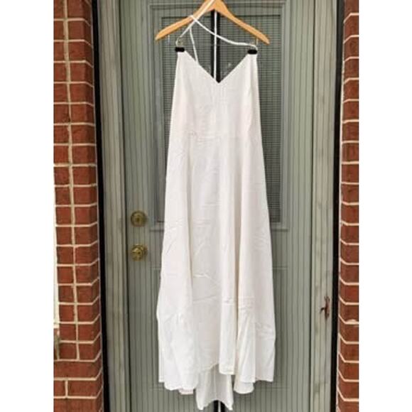 A New Day Women’s White Straps Back Dress Size 1X or 2X NWT - Picture 1 of 4